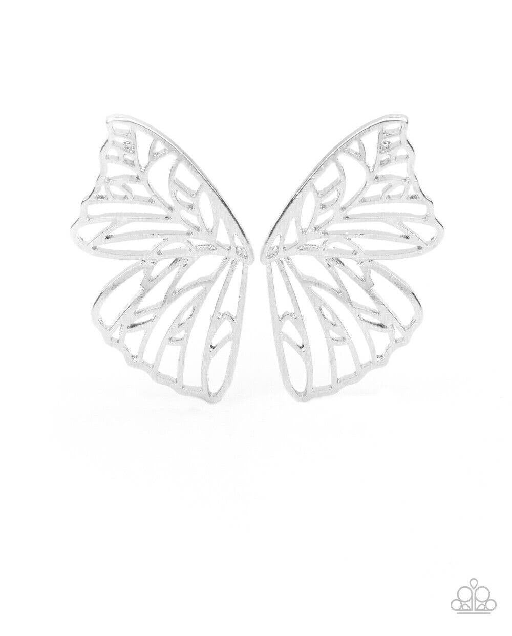 BUTTERFLY FRILLS - SILVER
