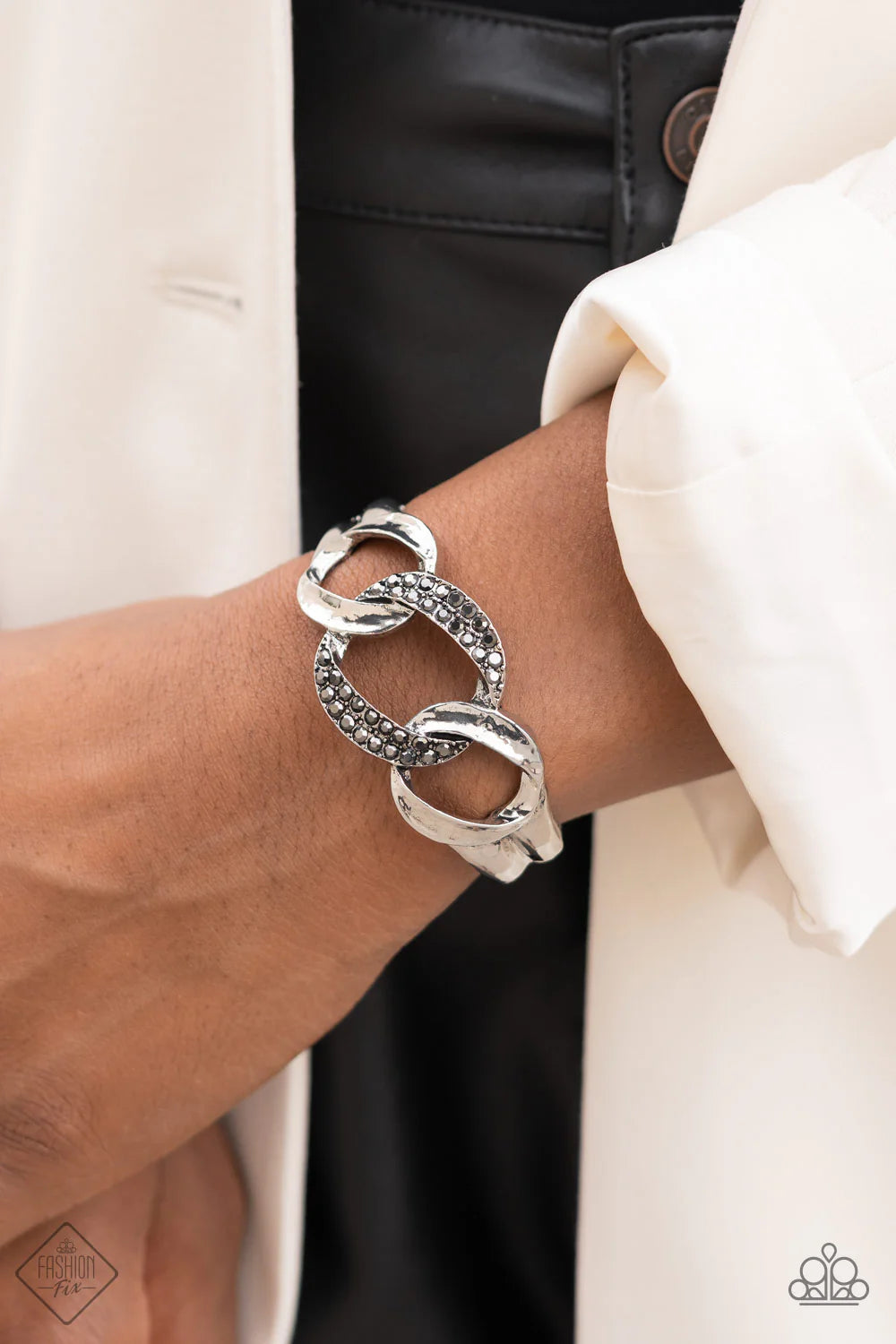 BOMBSHELL SQUAD SILVER BRACELET